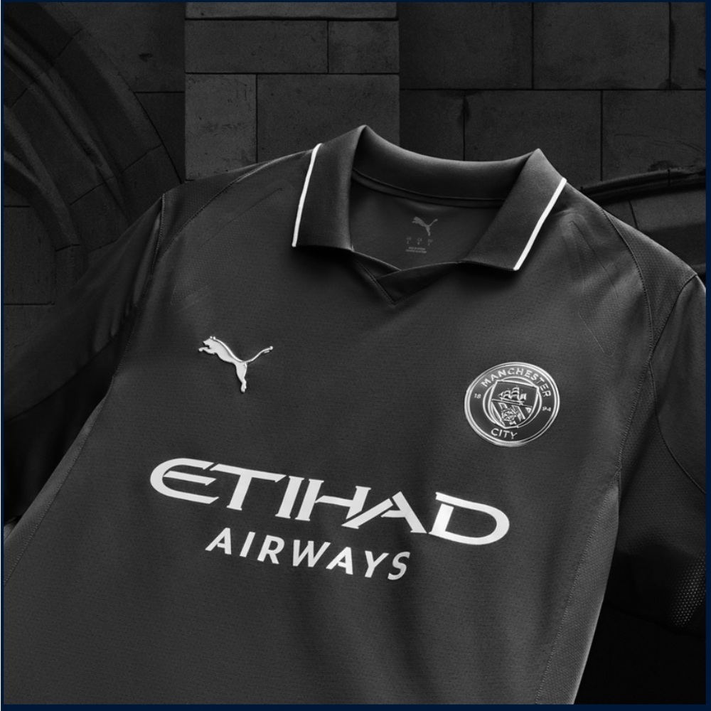 NWT Puma Black Manchester City Away Jersey 2025/26